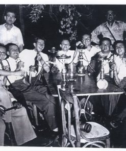 A Group of Jewish friends at a Cafe in Aleppo, Syria
