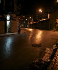 Aleppo Street at Night