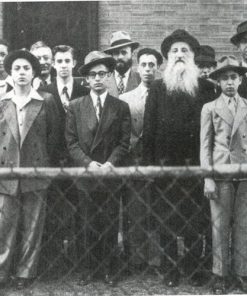 Rabbi Abraham Kalmanowitz with Group of Moroccan Talmidim
