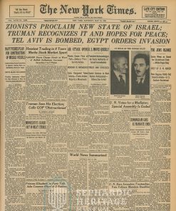 Zionists Proclaim New State of Israel