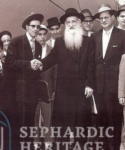 Rabbi Abraham Kalmanowitz with Students from Egypt