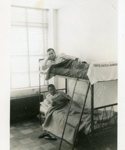 Morris Zafrani and Pinhas Nissim at Mirrer Yeshiva