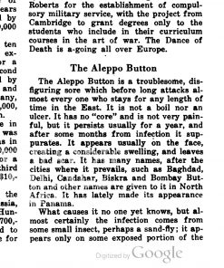 The Aleppo Button Headline