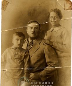 Abraham Azar, Mousa Elazar Cohen and Esther Cohen