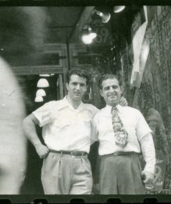 Irving Gindi and Morris Hanan Outside Store