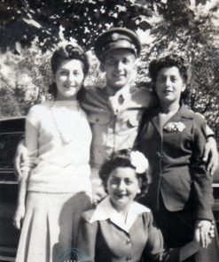 Violet, Joe, Julie and Linda Betesh, WWII