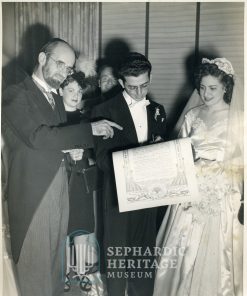 Joseph and Celia Esses Wedding with Rabbi Jacob S. Kassin