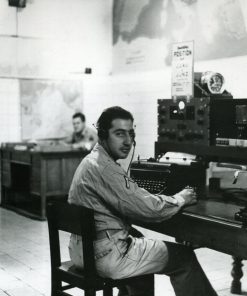 Ezra “Eddie” Husney at Work During WWII