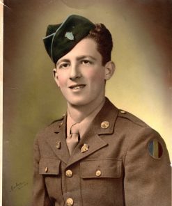 David E. Cohen Military Portrait, WWII